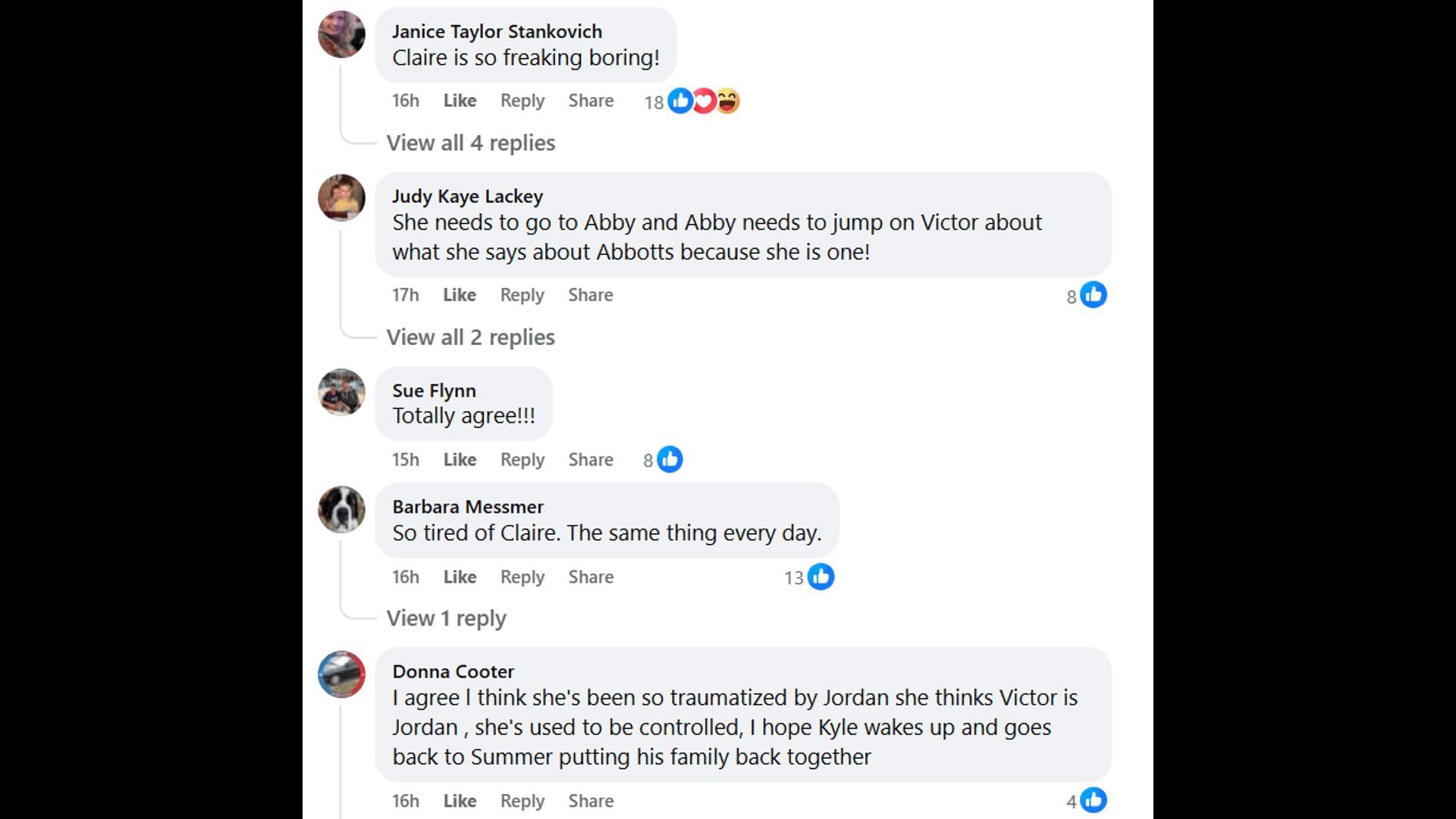 More fan reactions sharing the same sentiments (Image via Facebook/The Young and the Restless)